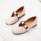 2021 Spring and Autumn Models Girls Shoes Leather Shoes Autumn Little Girls Princess Shoes Children Single Shoes Big Kids Students