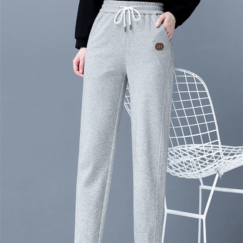 White Sports Pants Women's Spring and Summer Thin Loose Loose Beam Feet Explosion Models Small Pants Ins Tide