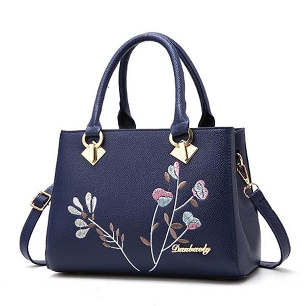 European and American style Shoulder Handbag Trendy wild Patent leather bag Big capacity
