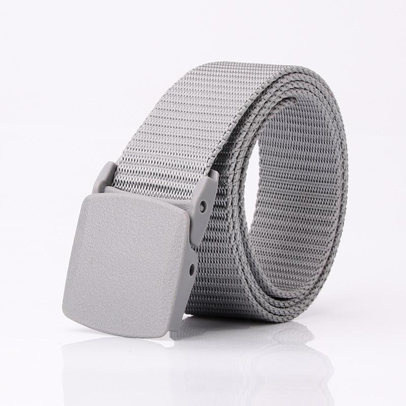 Sports Belt Men's and Women's Canvas Belt Quality Quick-drying Plastic Hypoallergenic Belt