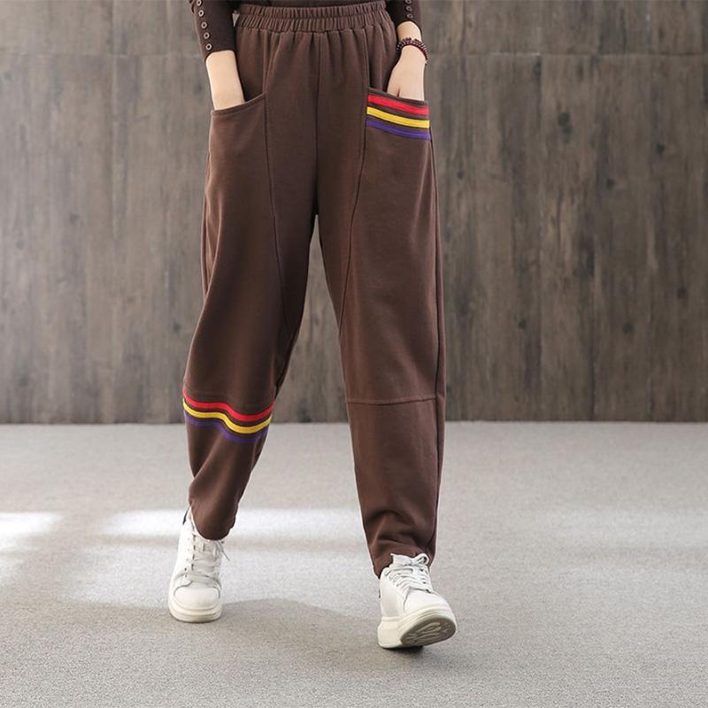 Loose Sports Casual Pants Harem Pants Women's High Waist Trousers Straight Pants Women's Sweatpants