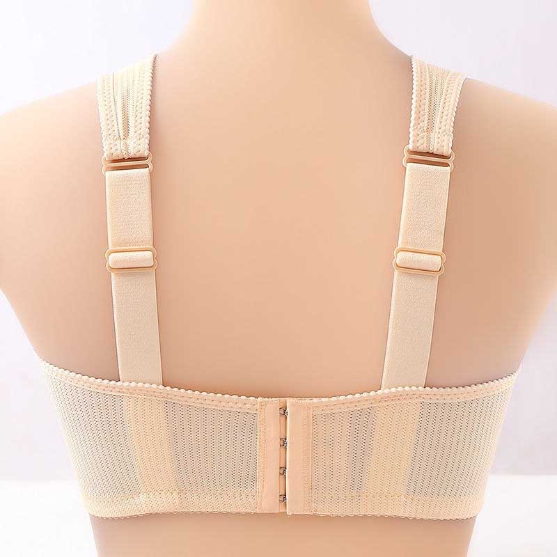 Adjustable Shoulder Straps Large Size Thin Adjustable Side Closure Anti-sagging Anti-glare No Steel Rings Gathering Shaped Comfortable Bra