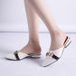 Plus Size 35-41 Women Shiny Slippers Outdoor High Heels Bohemian Beach Wear-resistant Non-slip Office Lady Plat Sandals