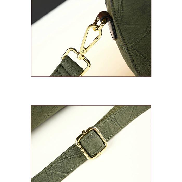 Fashion Middle-aged Dumplings Bag Shoulder Slung Handbag Simple Bag Retro Classic Handbag