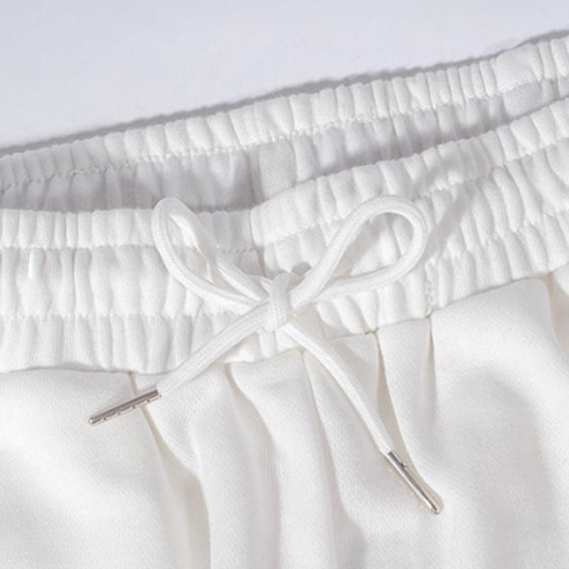 White Sports Pants Women's Summer Beamed Feet Loose Wild Trend Straight Casual Pants High Waist Thin Harem Pants Tide