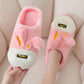 Cotton Slippers Women's Autumn and Winter Warm Indoor Non-slip Thick Bottom Thickened Plush Cotton Slippers