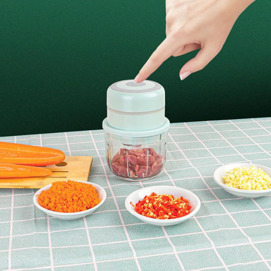 Mini Electric Kitchen Household Garlic Meat Grinder To Beat Garlic Press Garlic Pound Garlic Portable and Light