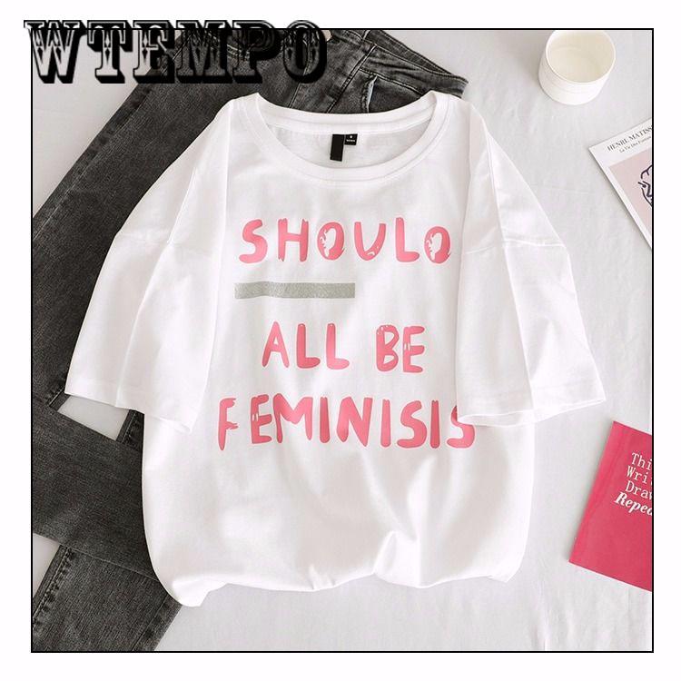 Summer Women Cartoon Print T Shirt Casual  Tshirt Harajuku Female T-Shirts Streetwear White Top