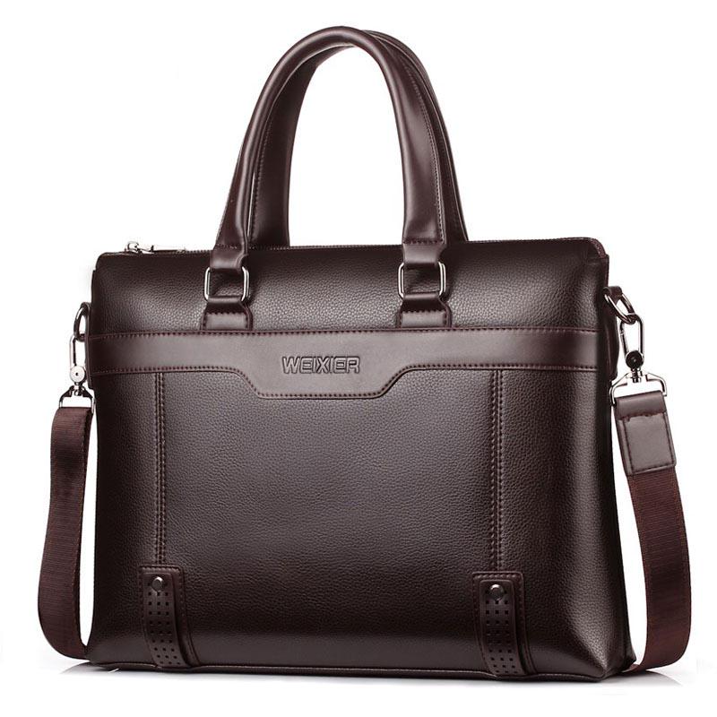 Men's Briefcase PU Leather Business Bag Handbag High Quality