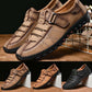 Comfortable Casual Leather Men Shoes Waterproof Split Leather Non-slip Men Shoes Flats Moccasins