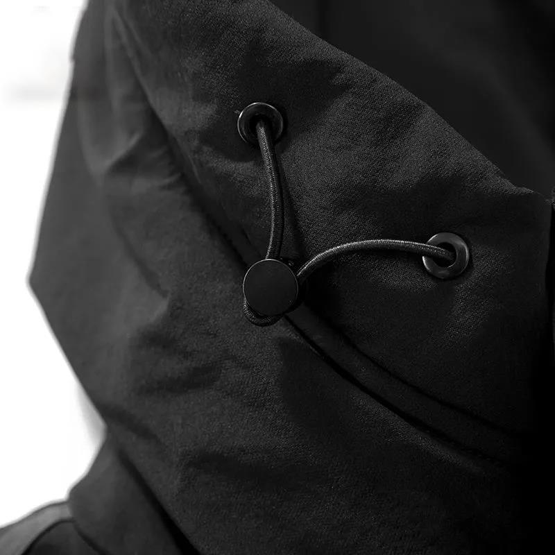 Winter Down Jacket Men's Loose Plus Size Hooded Warm Jacket