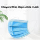 10/20/50pcs 3 Layer Disposable Elastic Mouth Soft Breathable Flu Hygiene Kids Face Mask Safety Masks