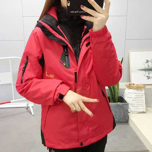 Women's Down Jacket Casual Outdoor Thick Warm Down Coat Windproof Winter Male Hooded Jacket
