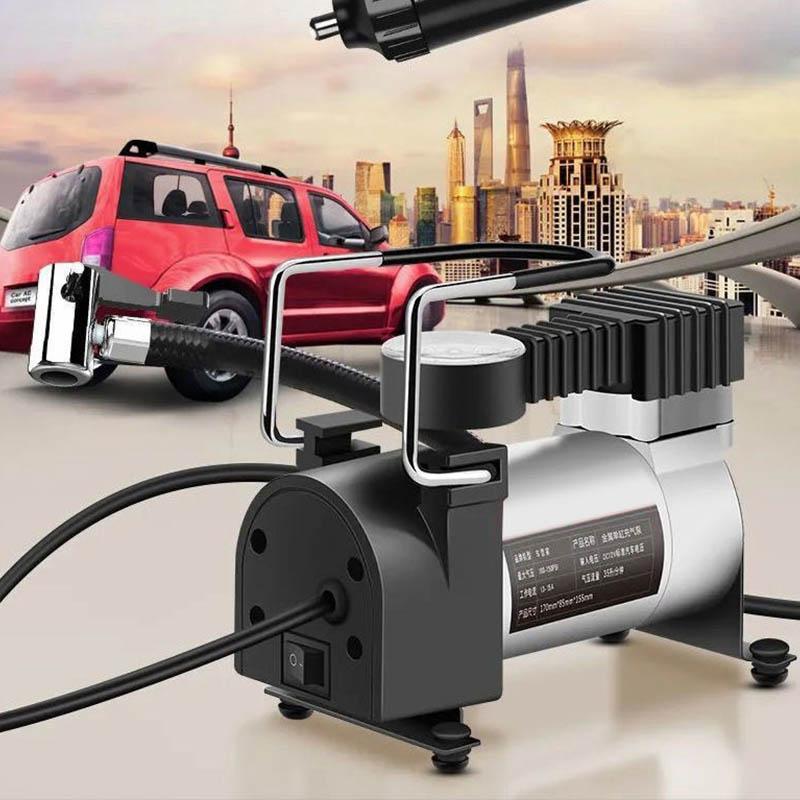 Car-mounted Air Pump Portable Mechanical Disc Pressurizing Inflator Multi-functional General-purpose Car Tire Fast Inflating Pump