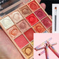 16 Color Desert Rose Glitter Powder Eye Shadow Palette Mermaid Ji Sequin Beginner Eye Shadow Palette