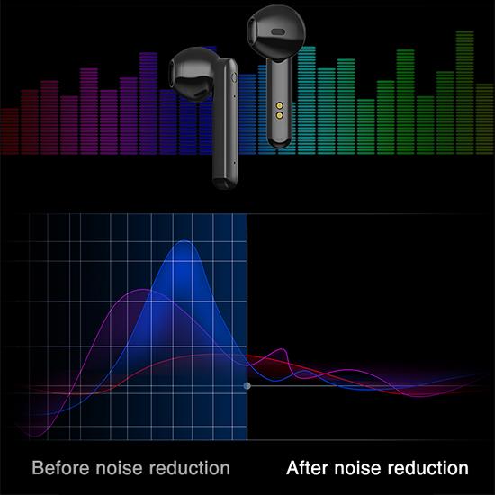 Wireless Headset Bluetooth Power Display Touch Sports Headphone Waterproof Stereo In-ear Earphones