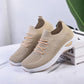 Women's Single Shoes Stretch Mesh Cotton Casual Breathable Sneakers Lazy One-legged Soft-soled Cloth Shoes