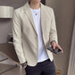 Summer Men's Suit Jacket Thin Section Trend Handsome Men's Casual Konishi Decoration Top Single Piece