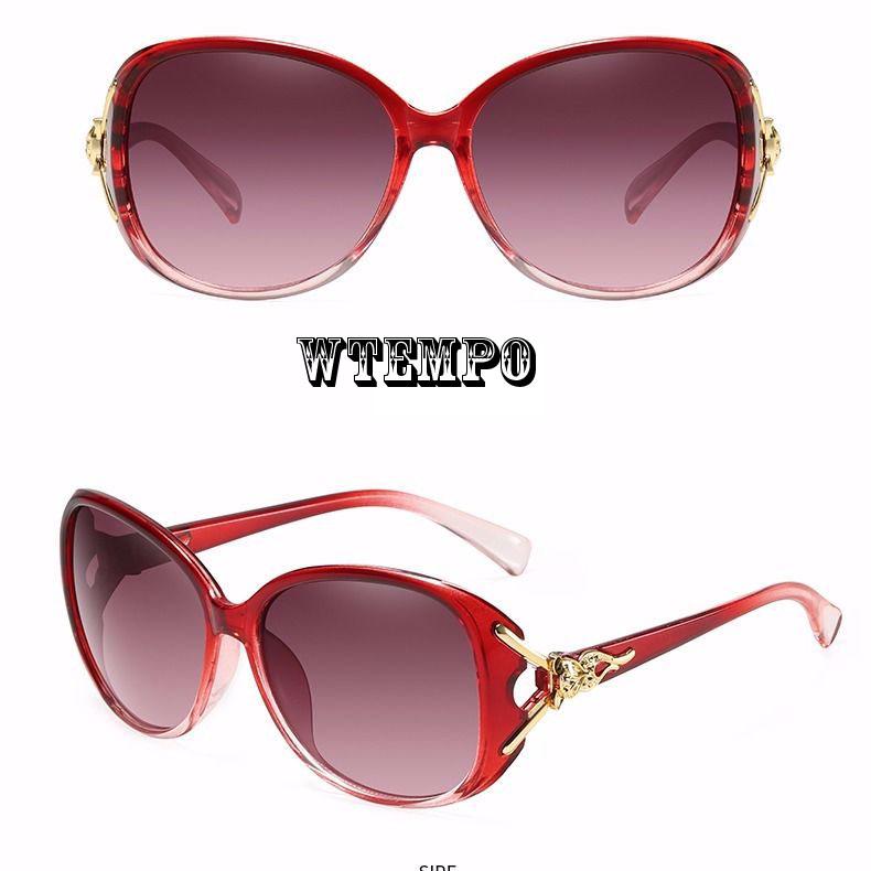 WTEMPO Polygonal sunglasses round face men and women frog mirror retro fashion sunglasses