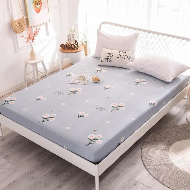 Beds Three-piece Pure Cotton Pillow Bag Cover 1.5 Meters 1.8 Bed Matsmons Protection Cover Dust-proof Bed Cover