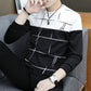Sweater Men's Spring and Autumn Men's Long-sleeved T-shirt Round Neck Slim Bottoming Shirt Jacket Men's Casual All-match Top Clothes