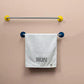 Towel Rack Rag Rack Slipper Rack Bathroom Toilet Towel Bar Kitchen Single Rod Thickened Simple Rack Multi-color Optional Hanging Rack