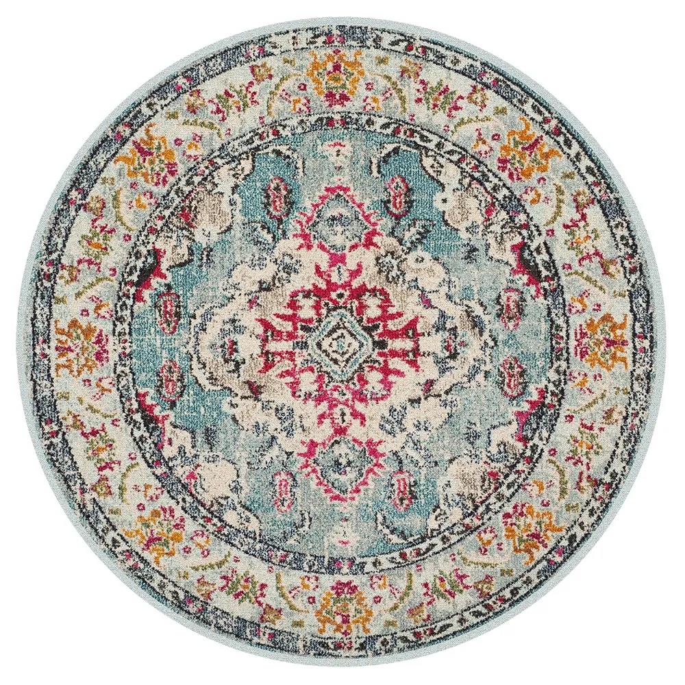 Retro National Style Carpet Round Matmoccan Style Hanging Basket Computer Chair Bedroom Bedside Blanket