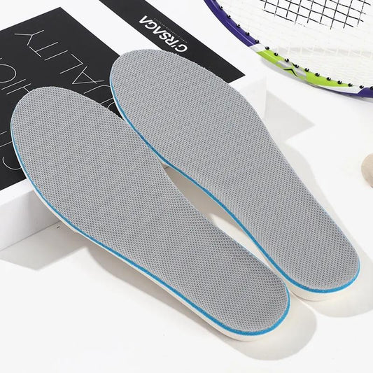 Unisex Inner Heightening Insole Free Cutting Thickened Invisible Soft Bottom Shock Absorption Heightening Insole Sports Breathable Insole