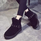 Children's Winter Korean Snow Boots Thick Cotton Shoes All-match Flat-bottomed Plus Fleece Ankle Boots