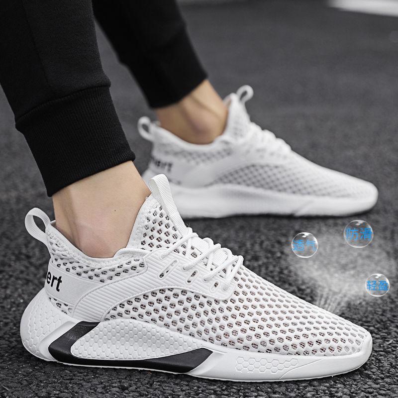 Running Shoes Men Fashion Mesh Sneakers Male Sport Shoes Lace-Up Lightweight Shoes Male Zapatos De Mujer Training Trainers Men