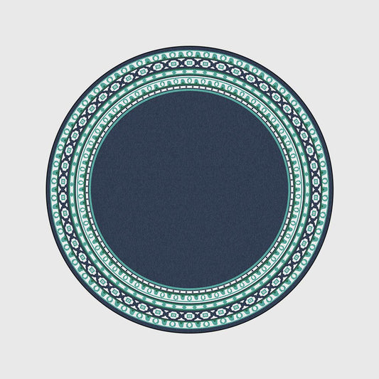 Round Carpet European-style Simple European-style Living Room Carpet Bedroom Hanging Basket Chair Non-slip Round Mat Carpet