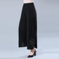 Ummer Wide-leg Pants Middle-aged and Elderly Women's Plus Size Hakama Mother Ninth Pants Middle-aged Air-conditioned Pants