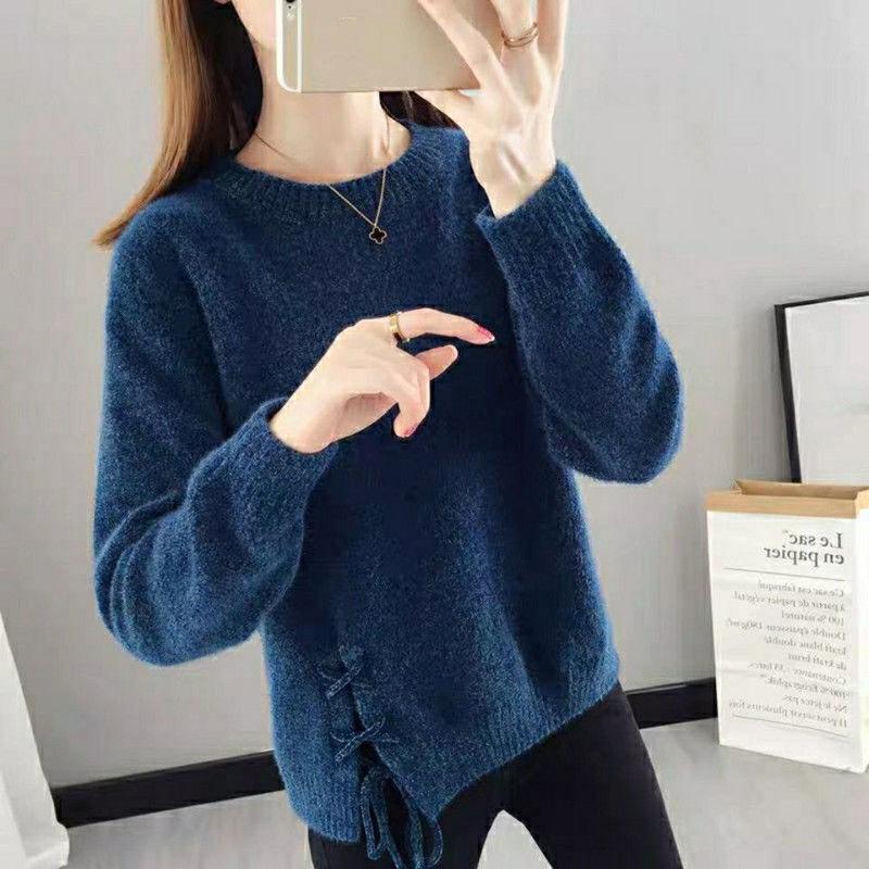 Autumn and Winter Mink Velvet Sweater Loose Casual Jacket Fashion Knitted Blouse