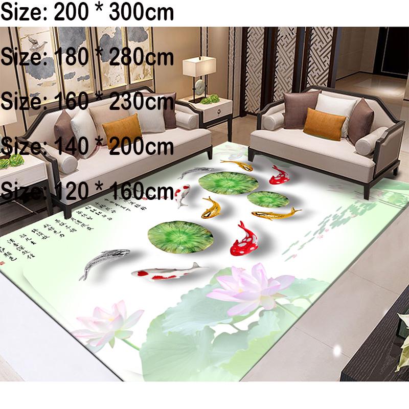 Living room carpet simple home coffee table carpet bedroom bedside carpet European court style