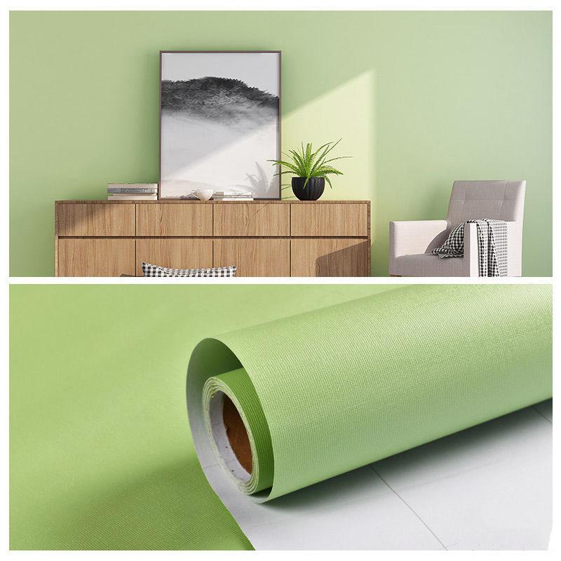 Self-adhesive  Moisture-proof Wallpaper Solid Color Dormitory Home Warm Bedroom Background Wall Paper