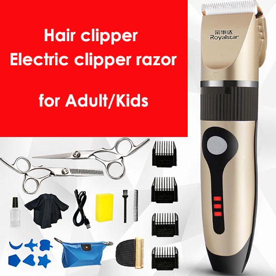 Rechargeable Low-noise Hair Clipper Remover Cutter Grooming Hair Trimmer Electrical Hair Cut Machine