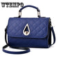 Elegant Diamond Lattice PU Handbags for Women Crossbody Shoulder Flap Bags