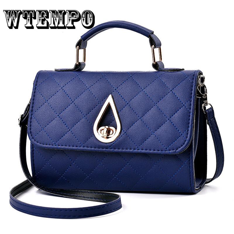 Elegant Diamond Lattice PU Handbags for Women Crossbody Shoulder Flap Bags