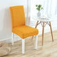 Dining Chair Cover Elastic Chair Protector Slipcover Removable Dustproof Kitchen Seat Case