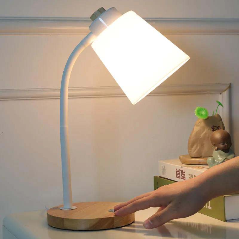 Students Learn Eye Protection Bedside Desk Simple and Creative Plug-in Dimming Table Lamp