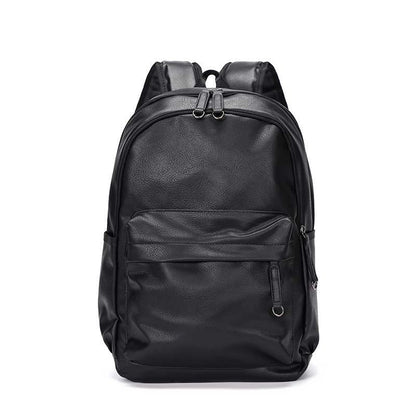 Student Backpack Men Waterproof Large Capacity Pu Leather Outdoor Sports Travel Bag Bag