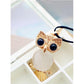 Green Eye Owl Necklace Decorative Long Necklace Sweater Chain New Year Gift
