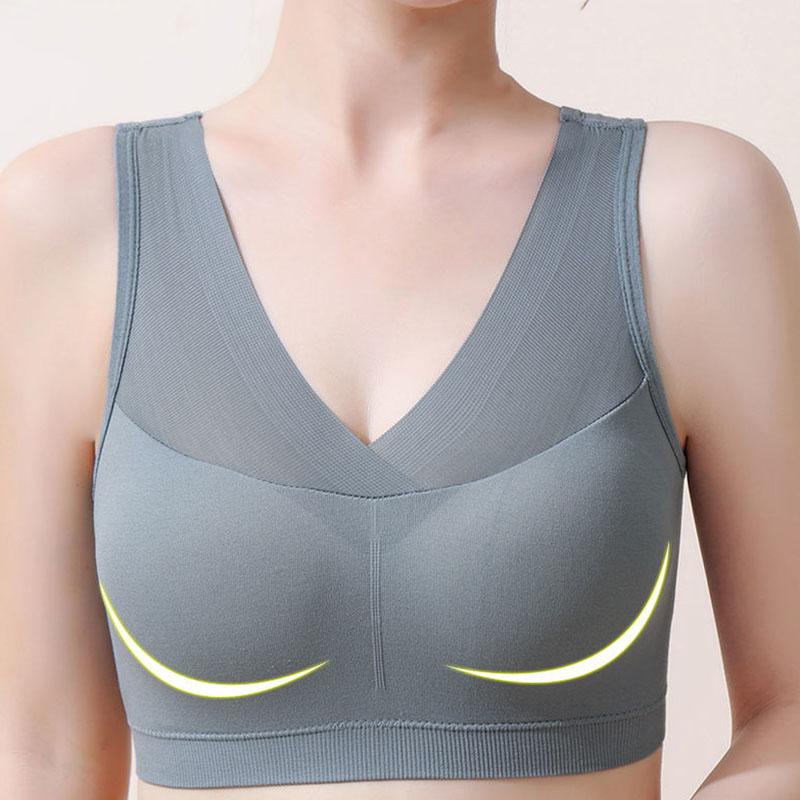 Women's Sexy Skin-friendly Gather on The Support To Prevent Sagging Beauty Vest Sports Seamless Breathable Tube Bra