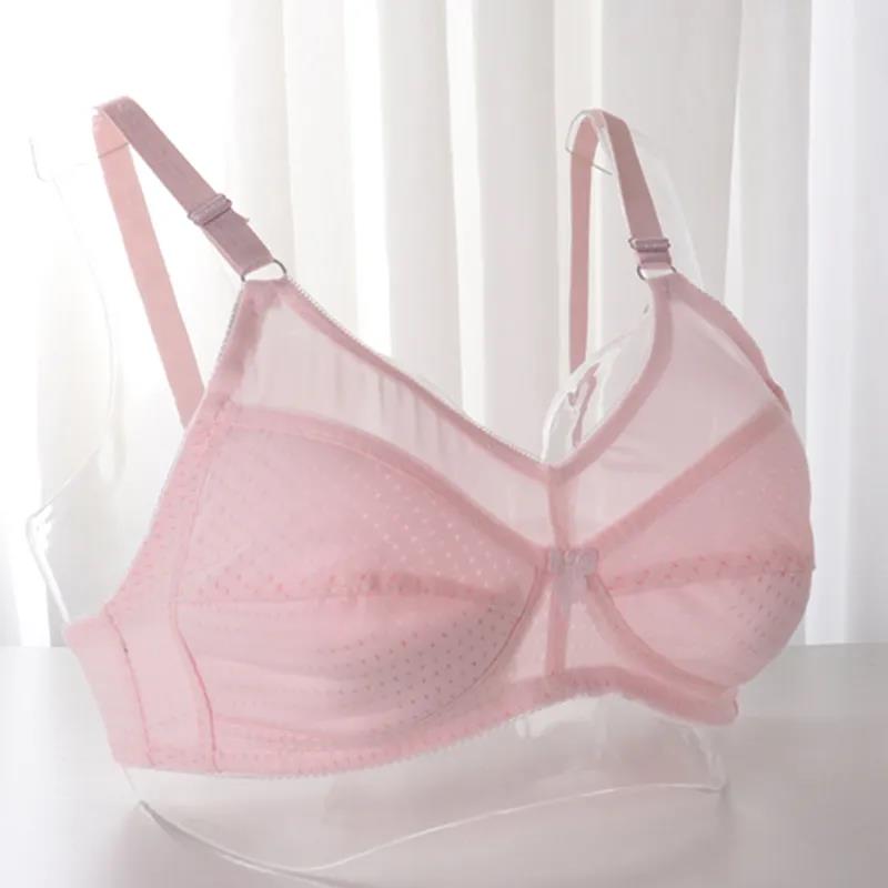 Thin Cotton Skin-Friendly Breathable No Steel Ring Comfortable Gathering Women's Underwear Bra