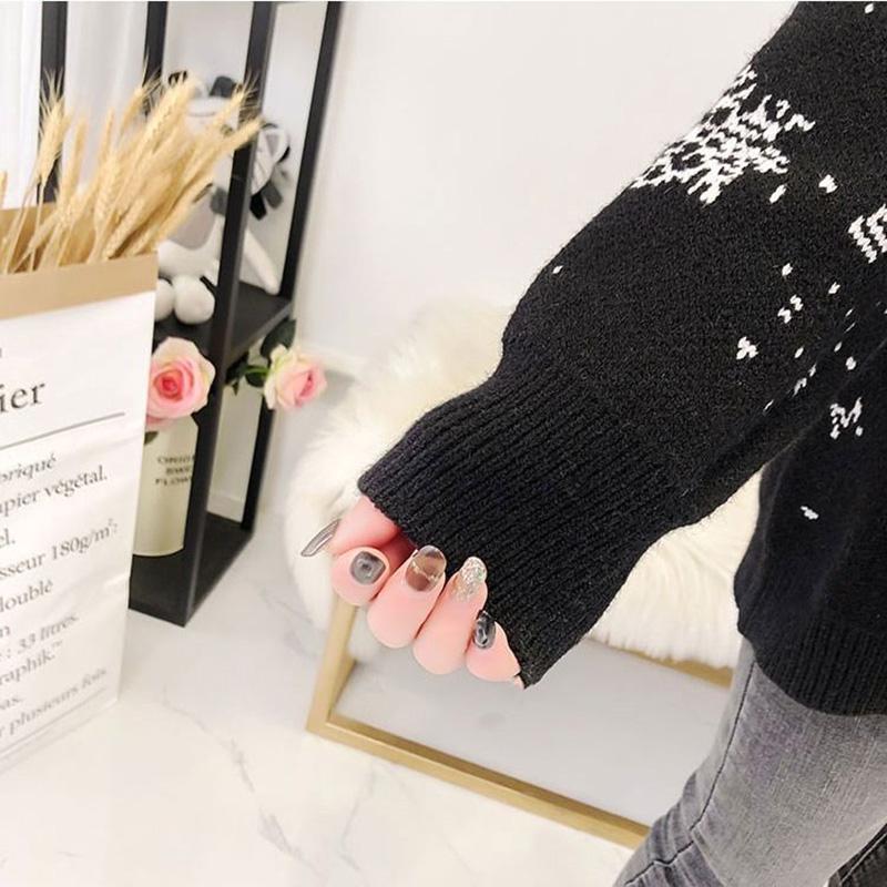 Winter Warm New Women Long Sweaters Section Net Red Women's Christmas Sweaters Hooded Pullovers Wind Winter Christmas Coats