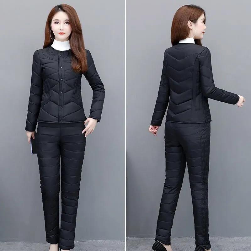 Lightweight Down Padded Jacket for Middle-aged and Elderly Women