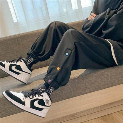 Pants Men's Summer Thin Breasted Sports Sweat Pants Workwear Loose Beam Feet All-match Men's Casual Pants