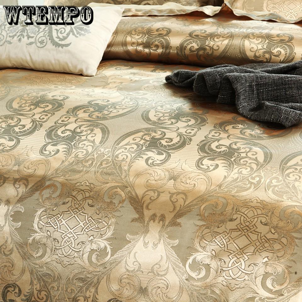 Pure Satin Silk Bedding Set,Home Textile King Size Bed Set,bedclothes,duvet Cover