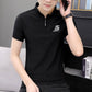Men's    Shirt Summer Short-sleeved T-shirt Pure Cotton Loose Casual Business Trend Compassionate Male T