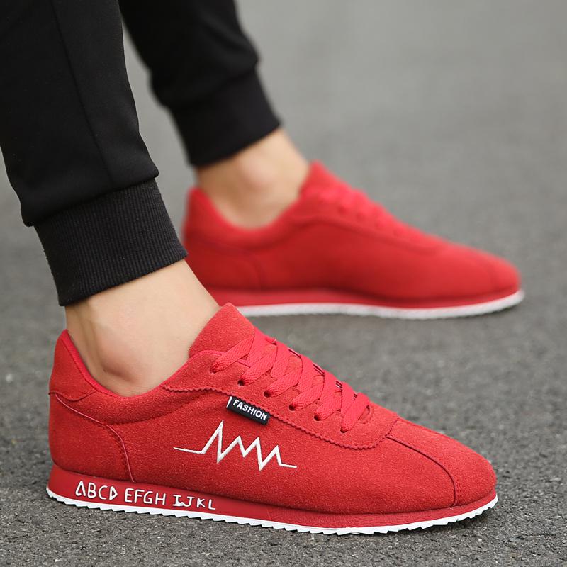 Summer forrest shoes trend men's board shoes version of the wild casual tide shoes red peas shoes